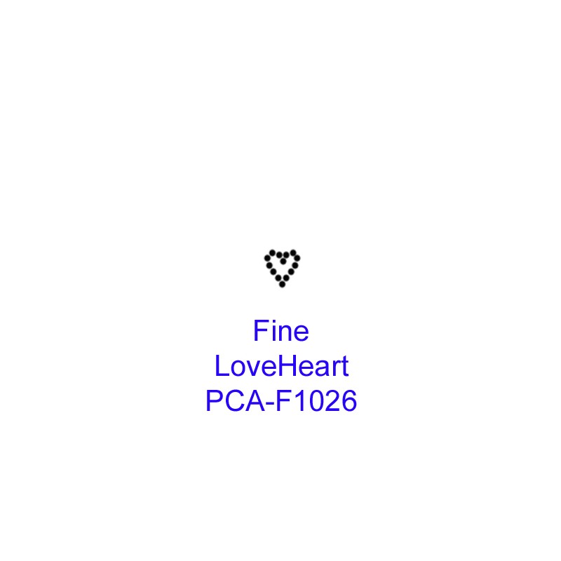 (PCA-F1026)Fine LoveHeart