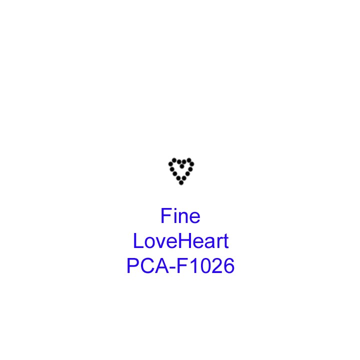 (PCA-F1026)Fine LoveHeart