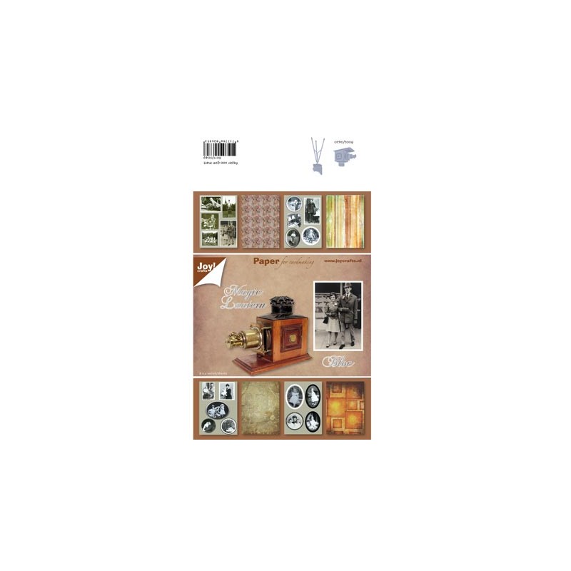 (6011/0049)Paper bloc 15X21 cm Magic Lantern