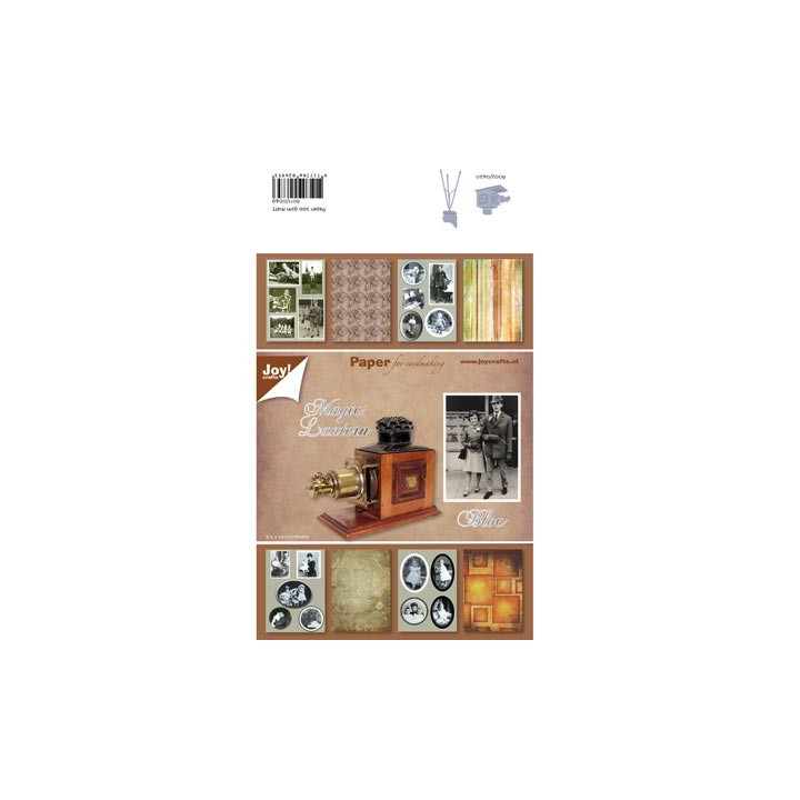 (6011/0049)Papier block 15X21 cm Magic Lantern