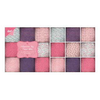 (6011/0077)bloc de papier 15X15 cm Afternoon Tea
