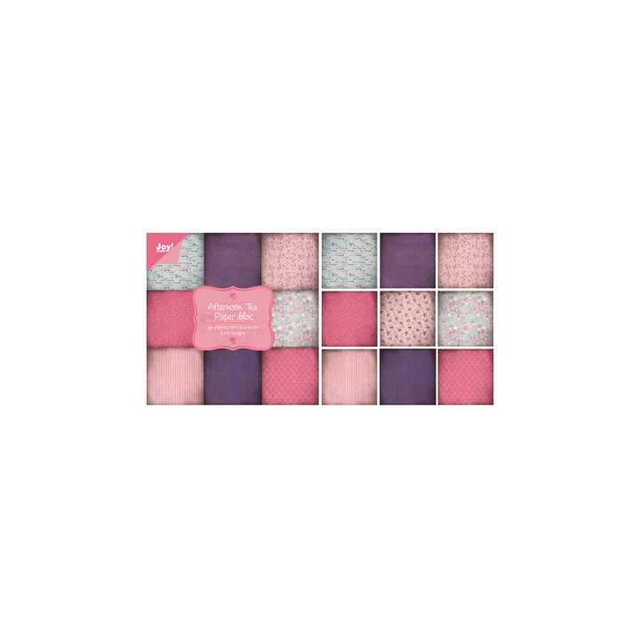 (6011/0077)Paper bloc 15X15 cm Afternoon Tea