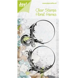 (6410/0344)Clear stamp Floral frames