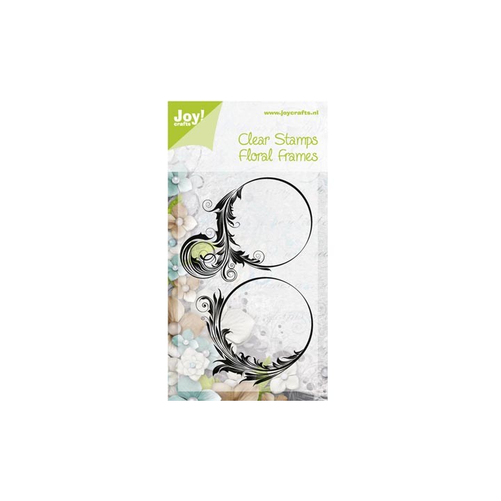 (6410/0344)Clear stamp Floral frames