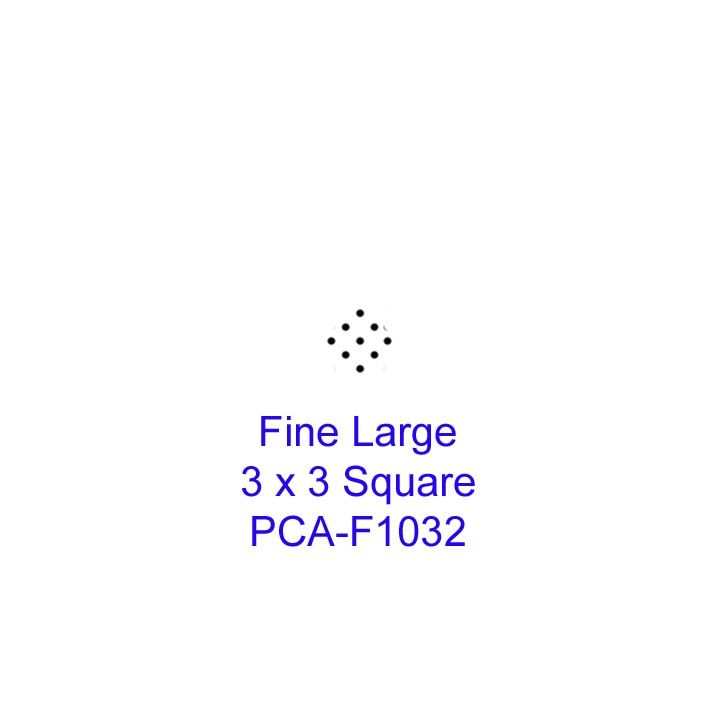 (PCA-F1032)Fine Large 3 x 3 Square