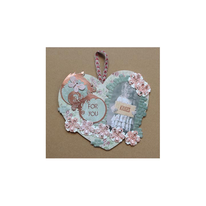 (6410/0344)Clear stamp Floral frames