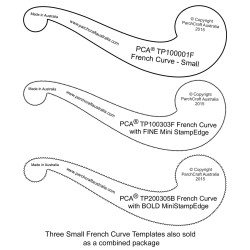 (TP100003F)French Curve (pack of 3 Small Templates)