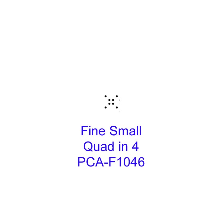 (PCA-F1046)Fine Small Quad in 4