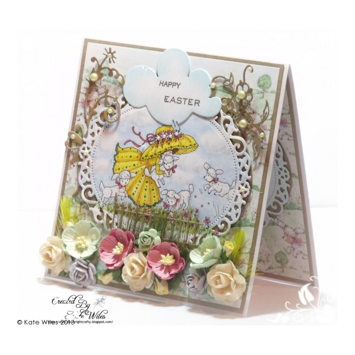 (CL291)stamp A7 set Annabelle with Lambs