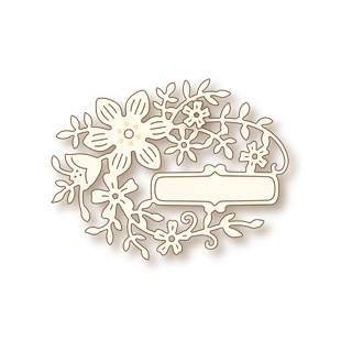 (SD0046)Wild Rose Studio`s Specialty die - Oval Flower