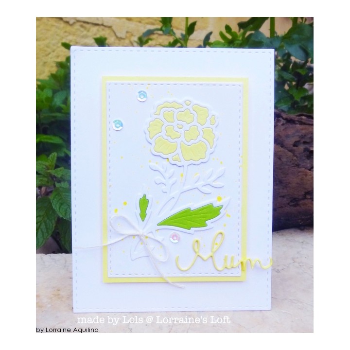 (SD0047)Wild Rose Studio`s Specialty die - Emmeline Flower