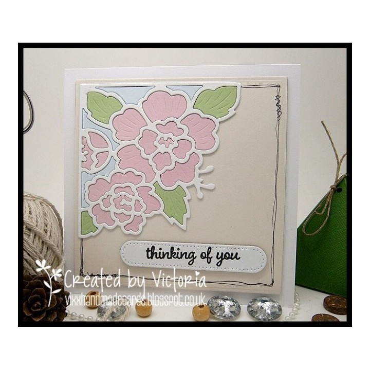 (SD0048)Wild Rose Studio`s Specialty die - Emmeline Corner