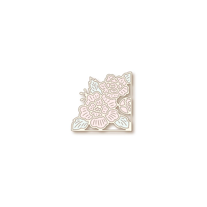 (SD0048)Wild Rose Studio`s Specialty die - Emmeline Corner