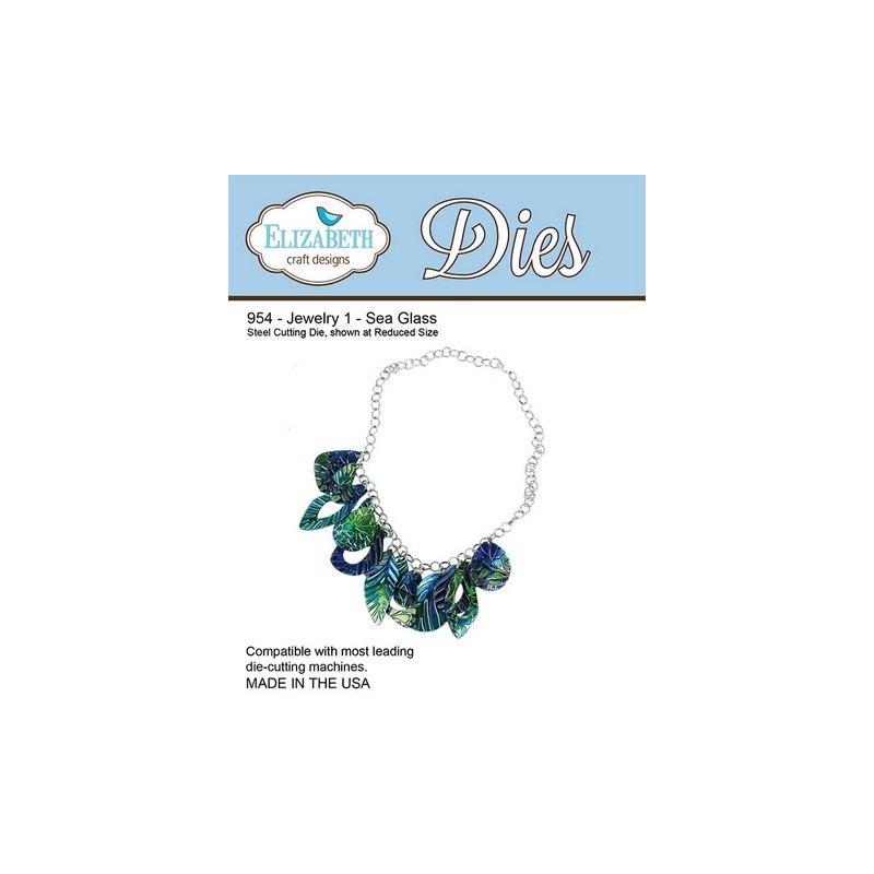 (SKU954)Elizabeth Craft Design Die Jewelry 1 - Sea Glass