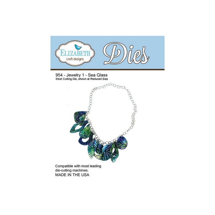 (SKU954)Elizabeth Craft Design Die Jewelry 1 - Sea Glass