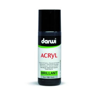(DA0350080100)Darwi Acryl Brillant 80 ml Black