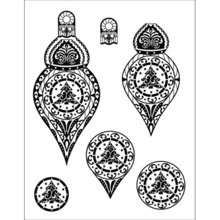 (4003 030 00)Clear stamps 3D Christmas - Tree