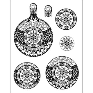 (4003 032 00)Clear stamps 3D Christmas - Snowflake