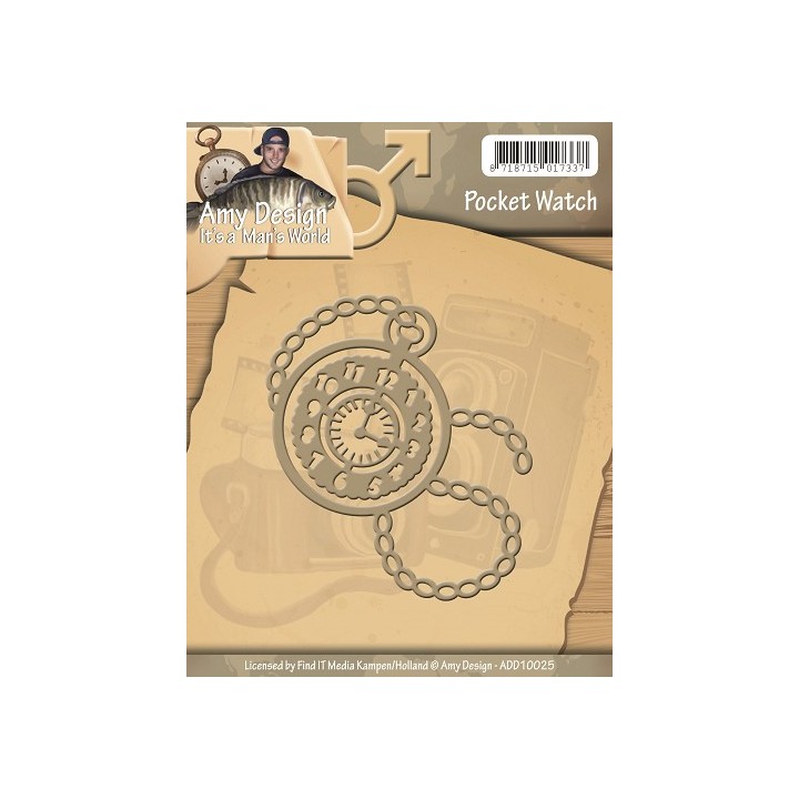(ADD10025)Die - Amy Design - Pocket Watch