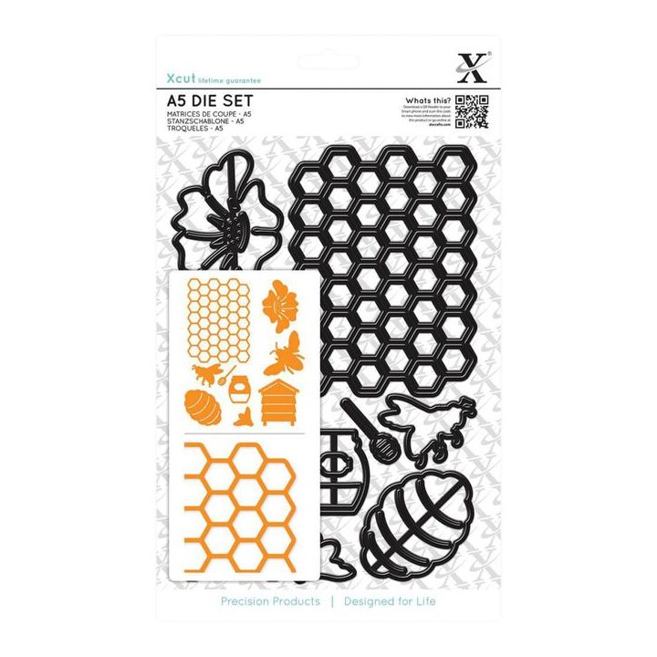 (XCU503241)A5 Die Set (9pcs) - Apiculture