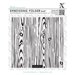 (XCU515173)Xpress 6 x 6 Embossing Folder - Woodgrain