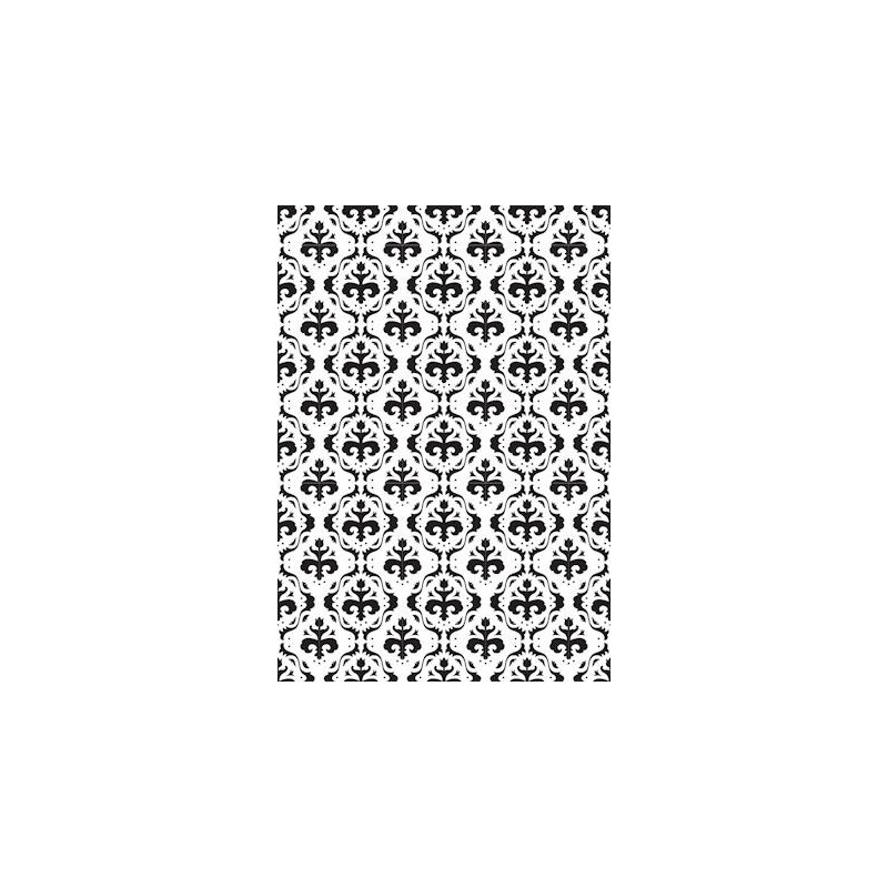 (VINF001)Nellie's Choice Embossing folder backgrounds baroc