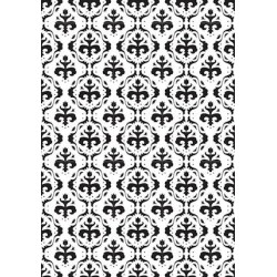 (VINF001)Nellie's Choice Embossing folder backgrounds baroc