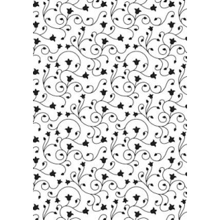 (VINF004)Nellie's Choice Embossing folder backgrounds swirl
