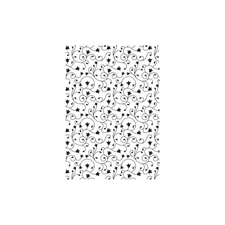 (VINF004)Nellie's Choice Embossing folder backgrounds swirl