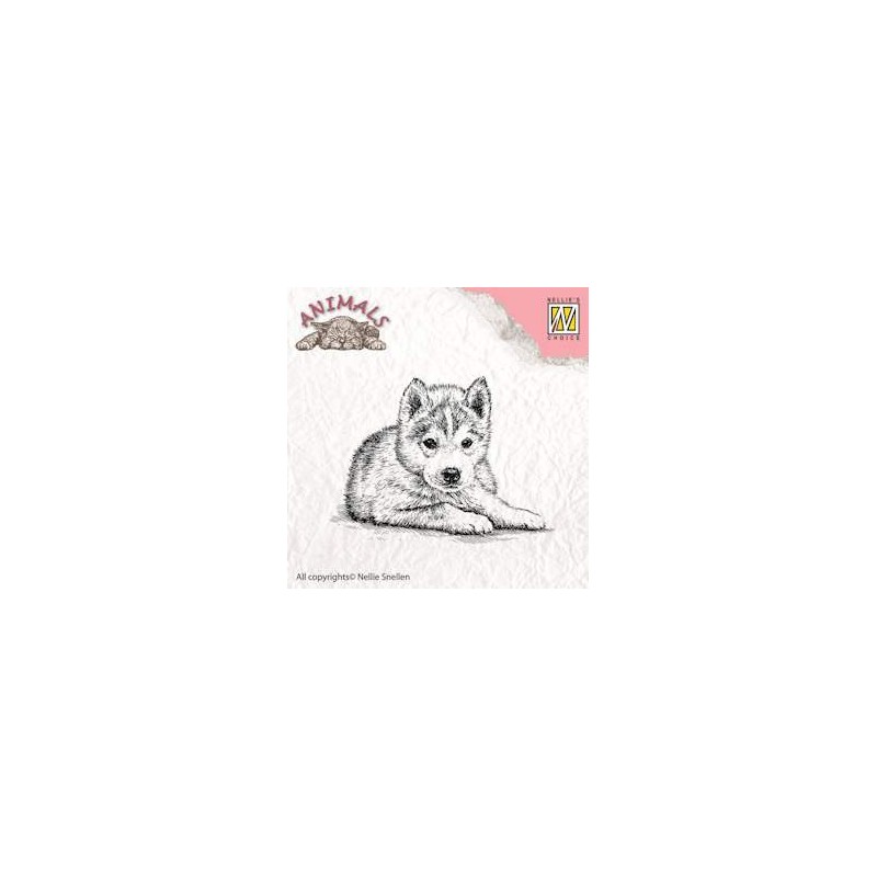 (ANI011)Nellie's Choice Clear Stamp Animals puppy