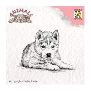 (ANI011)Nellie's Choice Clear Stamp Animals puppy