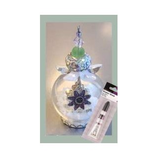 (12359-5908)Glass domes set 8 - fairy tale flower