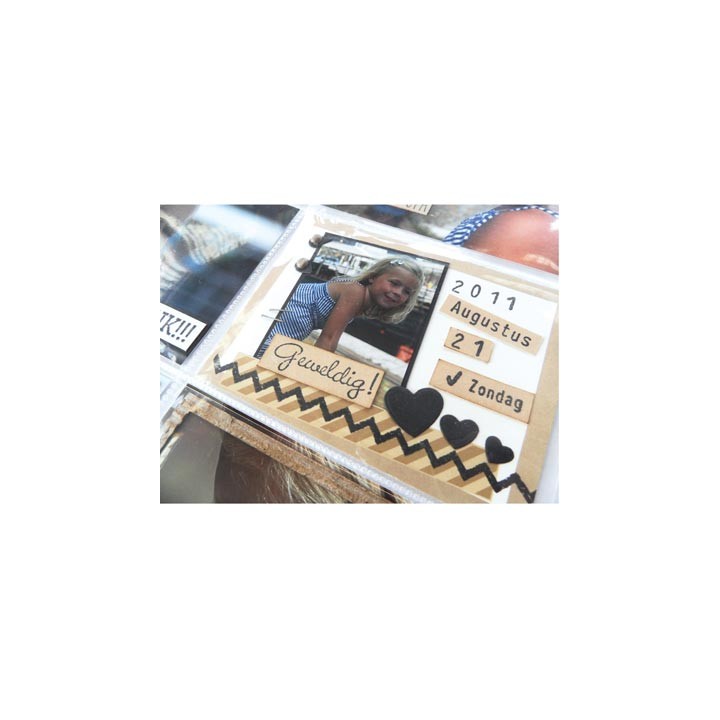 (PL1504)Clear stamps Project NL Border - Stars