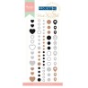 (PL4503)Marianne Design Project NL Adhesive stickers-Black & Whi