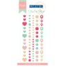 (PL4504)Marianne Design Project NL Adhesive stickers-Pink & Mint