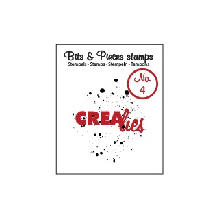 (CLBP04)Crealies Clearstamp Bits&Pieces no. 04 Ink splashes
