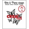 (CLBP15)Crealies Clearstamp Bits&Pieces no. 13 Butterfly 3