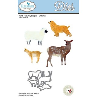 (SKU1013)Elizabeth Craft Design Die CountryScapes - Critters 3