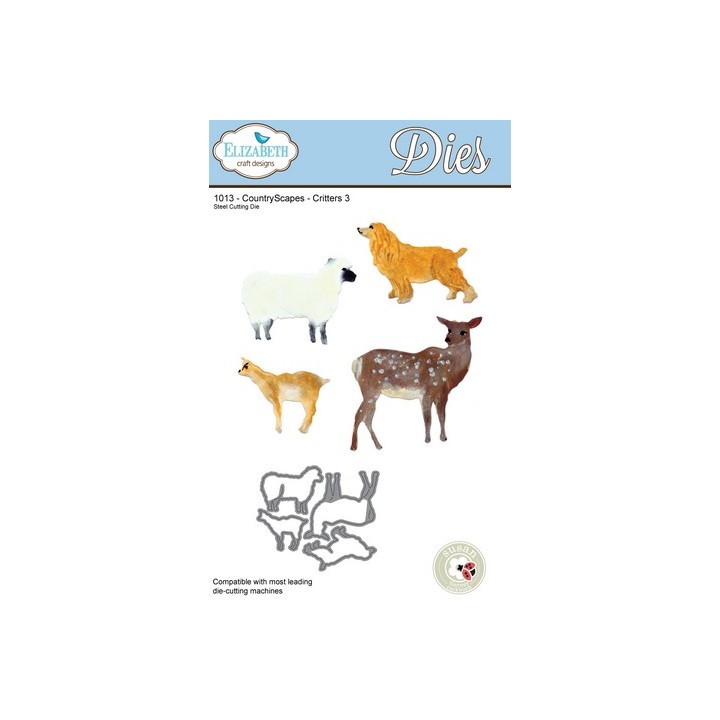 (SKU1013)Elizabeth Craft Design Die CountryScapes - Critters 3