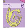 (SDL005)Nellie`s Choice Shape Die Lene Design Horse shoe