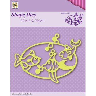 (SDL002)Nellie`s Choice Shape Die Lene Design Waterworld