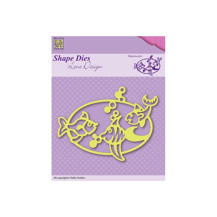 (SDL002)Nellie`s Choice Shape Die Lene Design Waterworld