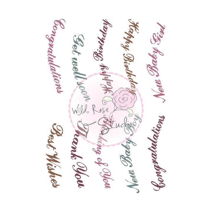 (CL455)stamp A7 set Vivianna greetings