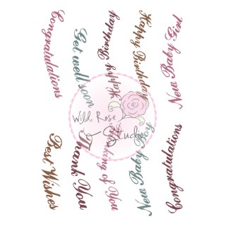 (CL455)stamp A7 set Vivianna greetings