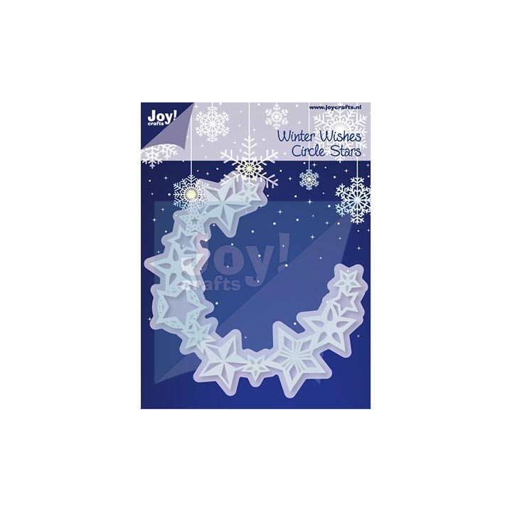 (6002/2042)Schneide & Präge Schablone Circles stars