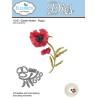(SKU1018)Elizabeth Craft Design Die Garden Notes - Poppy