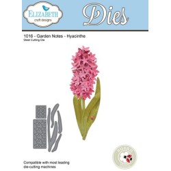 (SKU1016)Elizabeth Craft Design Die Garden Notes - Hyacinthe