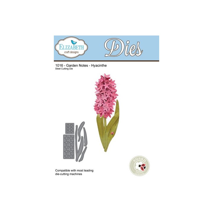 (SKU1016)Elizabeth Craft Design Die Garden Notes - Hyacinthe