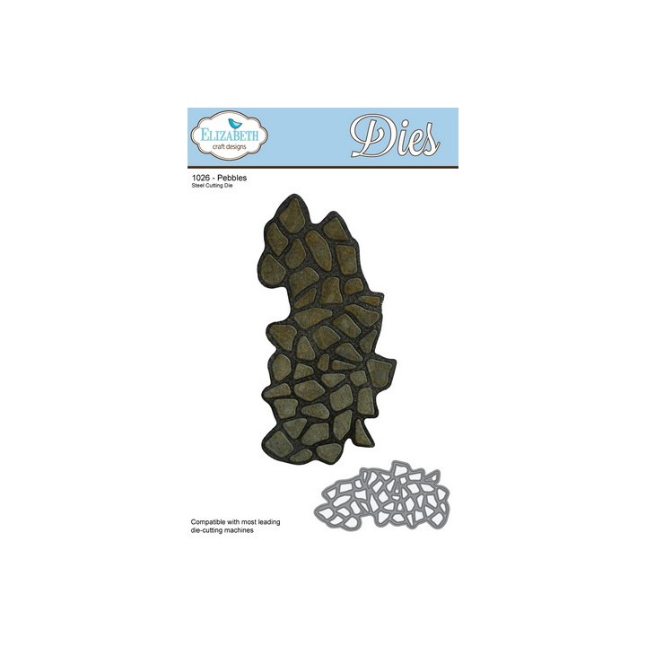 (SKU1026)Elizabeth Craft Design Die Pebbles