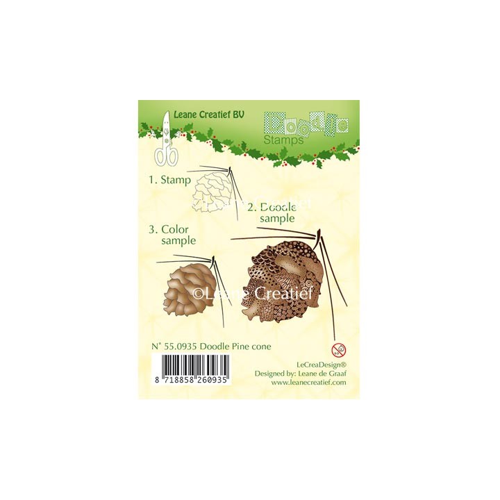 (55.0935)Doodle Stamp - Pine cone
